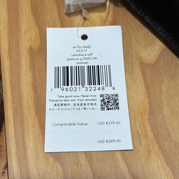 NWT Kate Spade Madison Saffiano Leather Purse - Picture 6 of 6